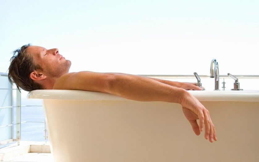 mandi air panas untuk prostatitis pada lelaki